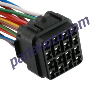 Parlex Prs 16K001 Dişi Soket Üniversal 16-Fiş Kablolu