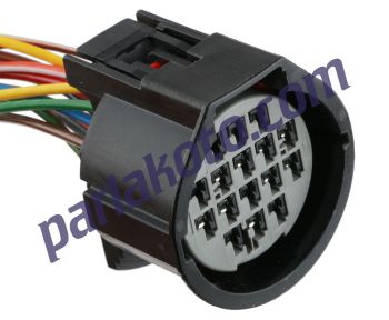 Parlex Prs 16K002 Xenon Far Soketi Land Rover Range Rover Sport Discovery Freelander Defender Xenon İçin 16-Fiş Kablolu Orjinal