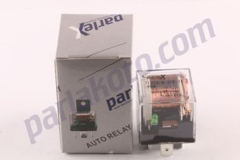 Parlex PRXYLE325 Mini Role Şeffaf 12V 40 Amper 4 Uçlu tek Platinli