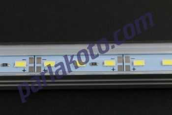 TAS 047B-12 12V 25CM Beyaz Çubuk Led Lamba Anahtarlı Alüminyum Gövde