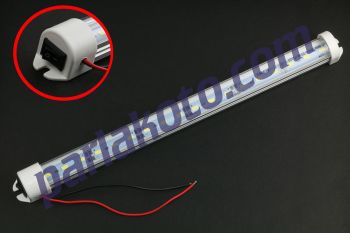 TAS 049B-12 12V 100CM Beyaz Çubuk Led Lamba Anahtarlı Alüminyum Gövde