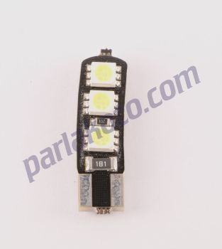 PARLEX 12 V 6 LEDLİ UZUN  DİPSİZ AMPÜL ARIZA LAMBASI YAKMAYAN BEYAZ MAVİ