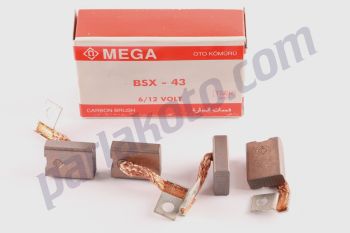 Mega BSX43 Bsx 8 Opel Mercedes Bmw Volkswagen Ford 6V 12V Marş Kömürü