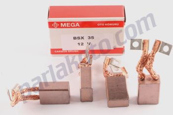 Mega BSX35 Mercedes Benz Volvo Magirus Bussing Marş Kömürü 12V