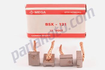 Mega BSX121 Opel Vectra Corsa Cadett Ranault Seat İbiza Marş Kömürü 12V