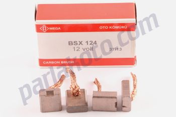 Mega BSX124 Bmw 316 520 Ford Fiesta Renault 12 Audı Volkswagen Passat Mercedes Benz Marş Kömürü 12V