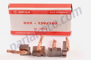 Mega BSX159 160 Bmw Alfa Romeo Mercedes Benz Ford Escort Mondeo Transit 100 Opel Vectra Lada Marş Kömürü 12V