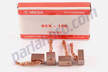 Mega BSX156 Peugeot 405 309 205 Audi 100  Cıtroen Ranault Volkswagen Marş Kömürü 12V