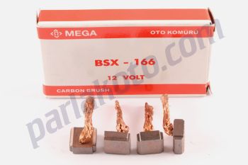 Mega BSX166 Alfaromeo Audi Cıtroen Berlingo Ford Opel Vectra Peugeot 106 306 Volkswagen Caddy Marş Kömürü 12V