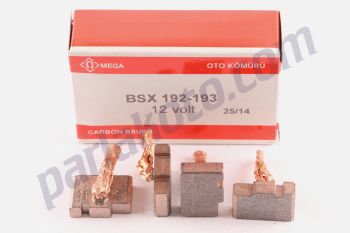 Mega BSX192 193 Peugeot Partner Marş Kömürü 12V