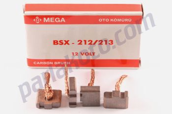 Mega BSX212 213 Fiat Doblo Marea Palio Punto Stilo 1.9 Jtd Alfa Romeo Bmw Marş Kömürü 12V