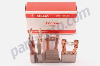 Mega RX135 H Marş Kömürü 24V