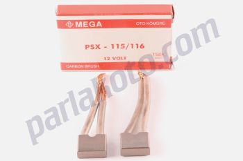 Mega PSX115 116 Peugeot Renault Marş Kömürü 12V