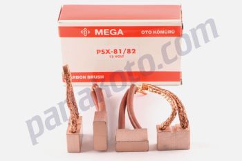 Mega PSX81 82 Peugeot Renault Marş Kömürü 12V