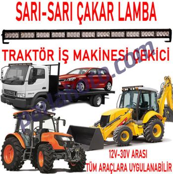 Carub BR4203263 Araç Üstü Led Projektör Çakar Off-Road 120cm Sarı-Sarı 9v-30v