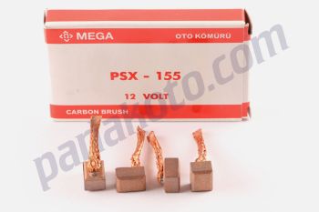 Mega PSX155 Renault Clio Twingo Kango Citroen Peugeot Berlingo Mercedes Volkswagen Marş Kömürü 12V