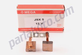 Mega JSX5 Fiat 600T 850T 900T 100T 500D 600D 126 Uno Panda Marş Kömürü 12V