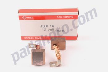 Mega JSX16 Murat 124 Doğan Şahin Kartal Renault 12 Marş Kömürü 12V