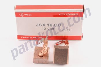 Mega JSX16 CU Tofaş Murat 124 Şahin Doğan Kartal Fiat Tempra Renault 12 Fiat Seat Marş Kömürü 12V
