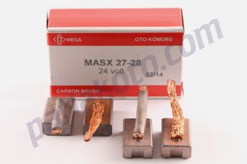 Mega MASX27 28 Isuzu Fiat Otoyol Iveco Marş Kömürü 24V