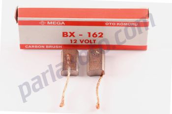 Mega BX162 Alfa Romeo Audi Bmw Mercedes Ford Volvo Kamyon Alternatör Kömürü 12V