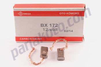 Mega BX172 Audi Bmw Mercedes John Deere Ford Magırus Alternatör Kömürü 12V