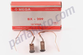 Mega BX209 Mercedes Kamyon Fiat Saab John Deere Man Alternatör Kömürü 12V 24V