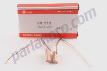 Mega BX213 Volkswagen Cadyy Seat Ibiza Mercedes Alternatör Kömürü 12V