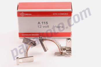 Mega A115 Leyland Bmc Fiat Türk Traktör Tümosan Ford Transit Kamyonet Alternatör Kömürü 12V