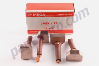 Mega JASX71 Mazda Mitsubishi Marş Kömürü 12V