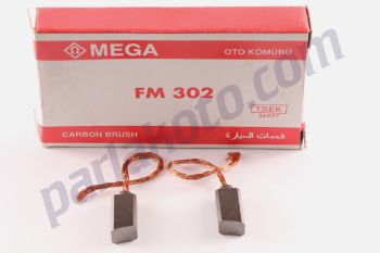 Mega JAAX16 Mazda Nissan Sunny Alternatör Kömürü 12V