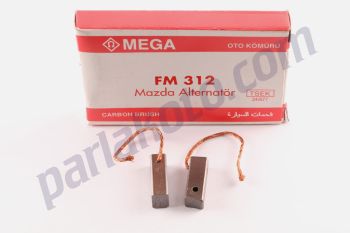 Mega JAAX24 Mazda Datsun Nissan Alternatör Kömürü 12V