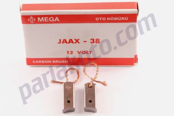 Mega JAAX38 Toyota Mitsubishi Hyundai Mazda Alternatör Kömürü 12V