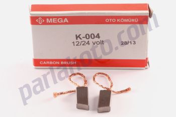 Mega K004 Kia Kamyon Mitsubishi Mazda Nissan Alternatör Kömürü 12V