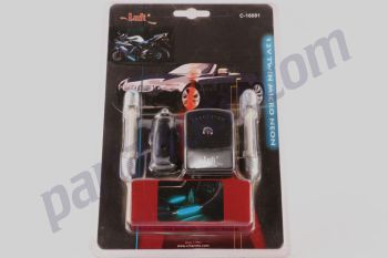 C-16081 12V İKİLİ MİKRO NEON 8 CM