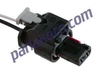 Parlex Prs 2K039 Yakıt Pompası Darbe Sensör Enjektör Soketi Volkswagen Audi Skoda Seat 1-1718643-1 4H0973702A
