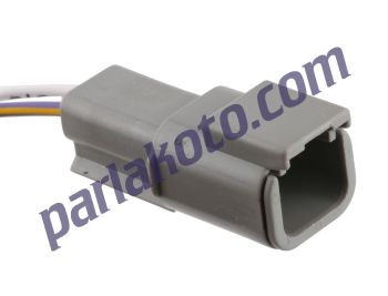 Parlex Prs 2K049AE Tesisat Soketi ERKEK Deutz 2 li iş Makinası DTM04-2P