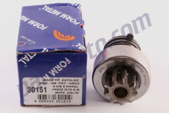 Form Metal FM30151 50Nc 6 Kanal Çatalsız 9 Diş 72046304 Marş Dişlisi