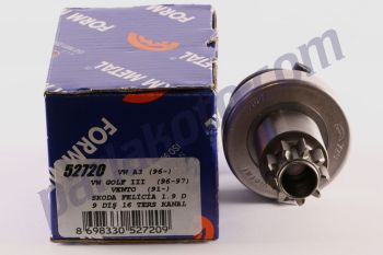Form Metal FM52720 Skoda Felicia Dizel Golf 3 Seat Cordoba 16 Kanal Ters Dönüş 9 Diş 1006209649 Marş Dişlisi