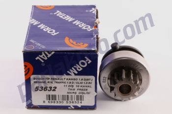 Form Metal FM53632 Renault Kango Megane Trafıc 1,9 D. 10 Kanal 11 Diş 1006209671 Marş Dişlisi
