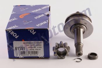 Form Metal FM61151 Mitsubishi Canter Tek Teker Çift Teker Nissan Forklift 9 Diş Komple 72672 Marş Dişlisi