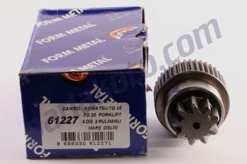 Form Metal FM61227 Komatsu Fd 25 30 Forklift Isuzu Pikap D-Max Daewoo Forklift 9 Diş Komple 8941492500 Marş Dişlisi