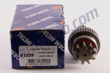 Form Metal FM61229 Komatsu Forklift Yanmar Motor 9 Diş Komple Marş Dişlisi