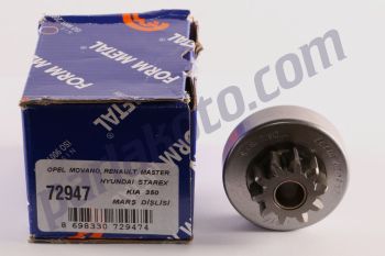 Form Metal FM72947 Kia 350 Hyundai Starex Opel Movana Renault Master 9 Kanal 10 Diş 2182 Marş Dişlisi