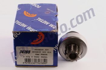 Form Metal FM74785 Peugeot 305-XLS 9 Kanal 9 Diş 102846 Marş Dişlisi