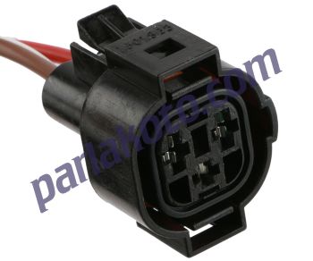 Parlex Prs 3K037 Radyatör Fan Müşür Soketi Volkswagen Audi Skoda Seat 1H0973203