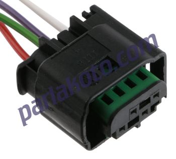 Parlex Prs 4K014 Oksijen Sensörü Gaz Kelebeği Soketi Volkswagen Audi Skoda Seat Mercedes Bmw 1-967640-1 8E0 971 934