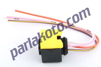 Parlex Prs 4K047 Azot ve Oksijen Sensör Soketi Daf Man Hyundai Cummins 1-1418390-1