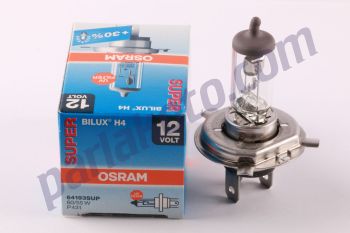 Osram 64193 12V H4 SUP 55/60W Normal Işık %30 Güçlü Işık Süper Ampul