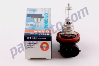 Osram 64219L 12V H16 19W Normal Işık Plastik L Soketli Pipo H Serisi Ampul
